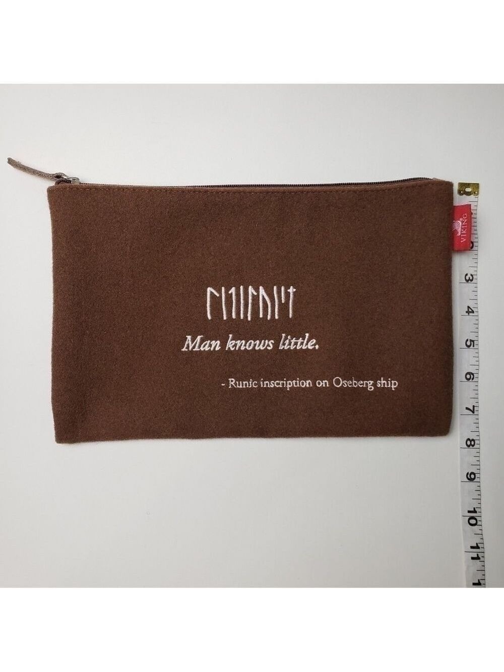 Viking Runic Inscription Wool Travel Case - Picture 8 of 10